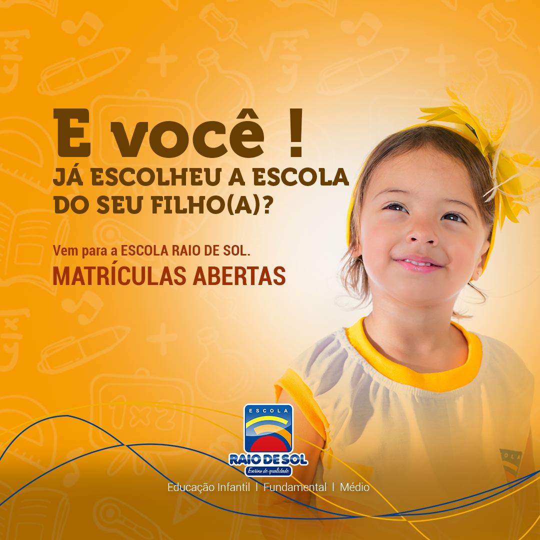 Read more about the article Matrículas Abertas – Agora com sistema  bilíngue.